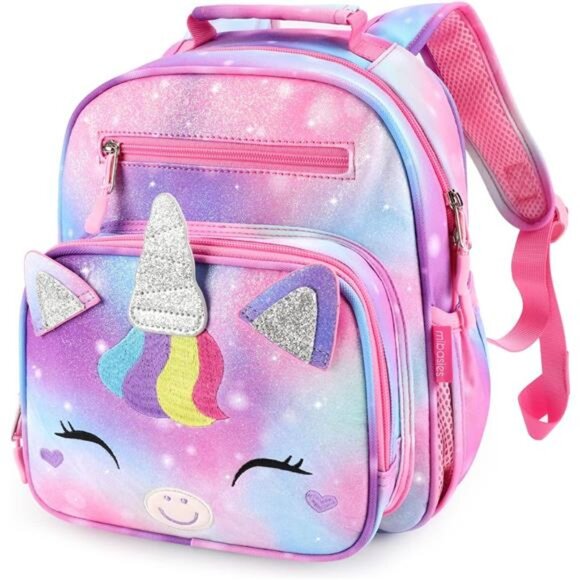 mibasies Toddler Backpack for Girls 2-4: Cute Kids Backpacks for Girls - - Picture 1 of 7